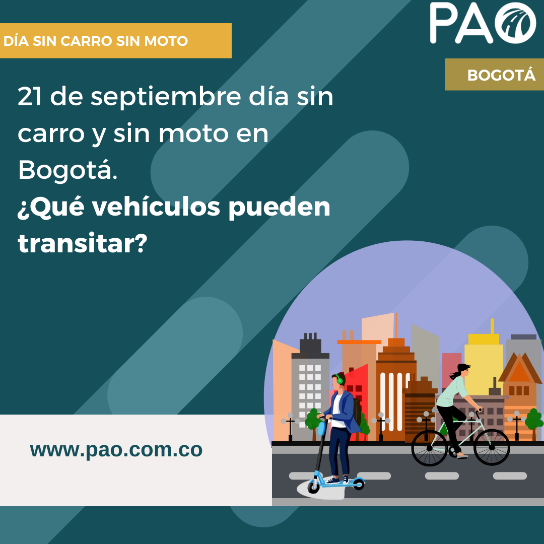 21 De septiembre día sin carro ni moto en Bogotá