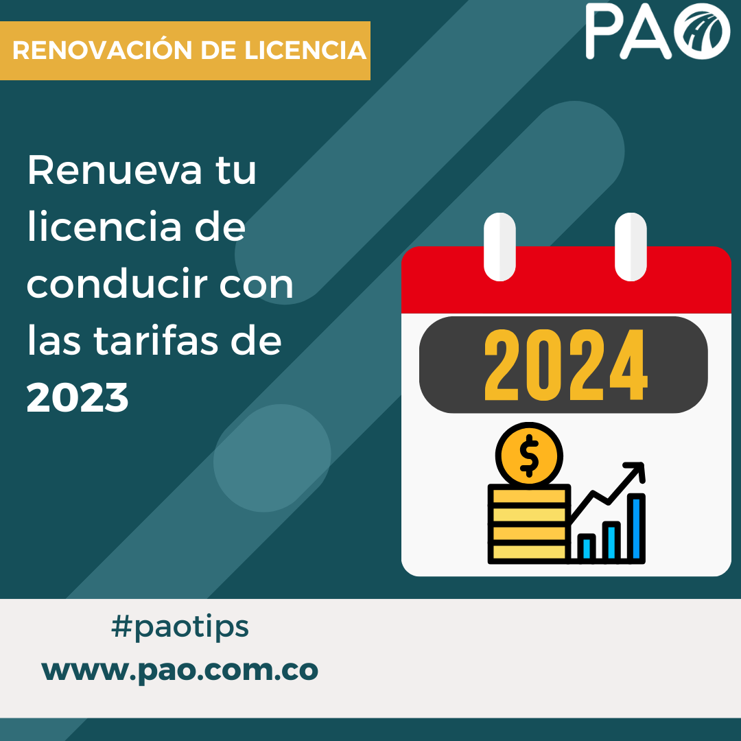 Posibles tarifas para licencias de conducción en el 2024
